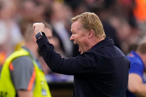 Netherlands head coach Ronald Koeman